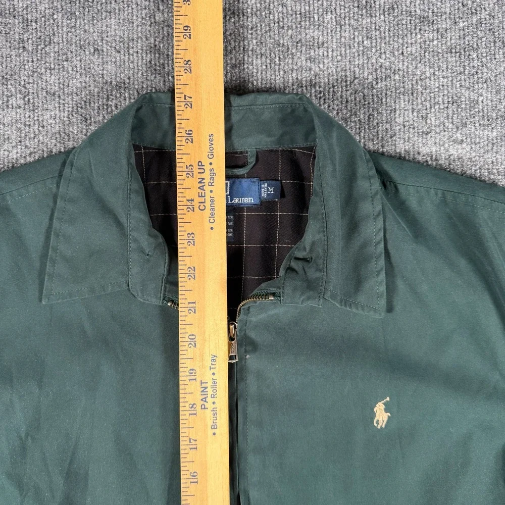 Vintage Polo Ralph Lauren Green Harrington Jacket, Size Medium